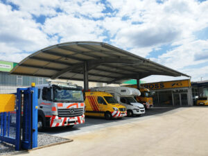 Unterstellhalle in Köngen